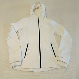 Lululemon Jacket Cross Chill Repel Shell Performance Size 10 White